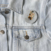 Kat-kattenkattenkatje Ronde Button 5,7 Cm (In situ)