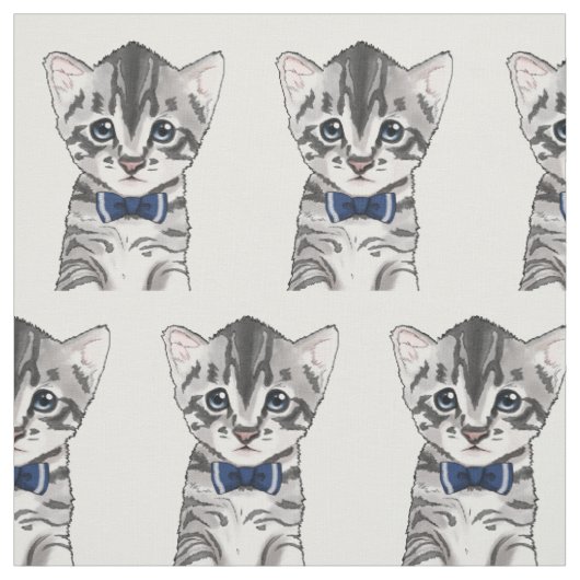 Kat-kattenkattenkeuken met boeg stof (Swatch)