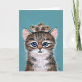 Kat-kattenkattenpootje Kaart (Voorkant)