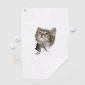 Kat-kattenpoten Golfhanddoek (Insitu)