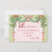 Kat Kelly Jane Austen Dank u of sparen de Datum Save The Date (Achterkant)