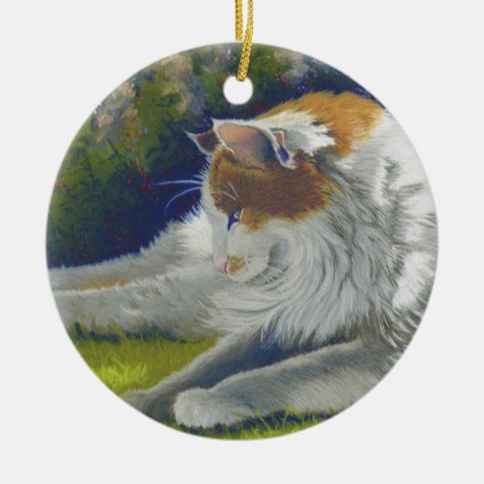 Kat Keramisch Ornament (Voorkant)