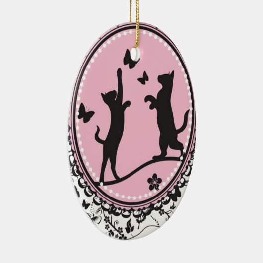 kat keramisch ornament (Rechts)