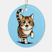 kat keramisch ornament (Links)