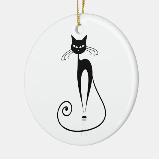 KAT KERAMISCH ORNAMENT (Links)