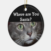 Kat Keramisch Ornament (Links)