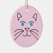 Kat Keramisch Ornament (Rechts)