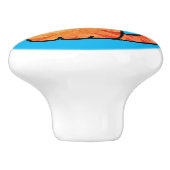 Kat Keramische Knop (Zijkant)