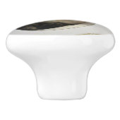 Kat keramische knop (Zijkant)