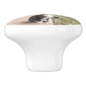 Kat Keramische Knop (Zijkant)