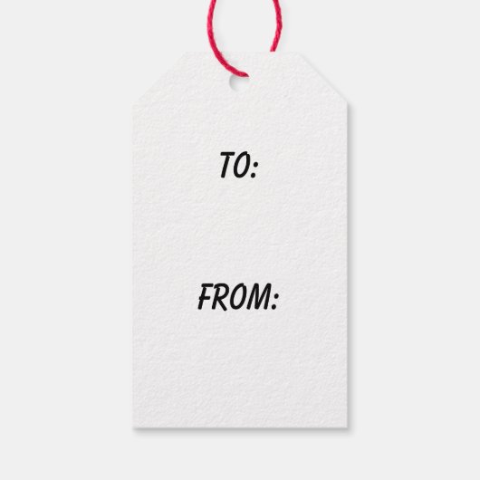 Kat kerst cadeaulabel (Achterkant)
