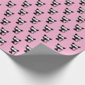 Kat kerst cadeaupapier (Hoek)