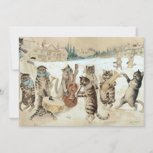 Kat Kerst Carol Louis Wain Kunst Kaart