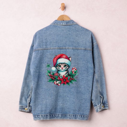 Kat kerst denim jacket (Hangar)
