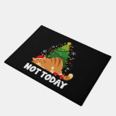 Kat kerst deurmat (Schuin)
