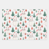 Kat kerst inpakpapier vel (Voorkant)