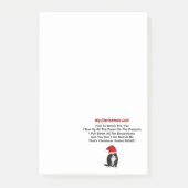Kat kerst met bruinskat post-it® notes (Voorkant)