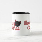 Kat kerst mok (Midden)