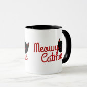 Kat kerst mok (Voorkant rechts)