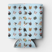 Kat Kerst Patroon Blikjeskoeler (Voorkant)