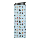 Kat Kerst Patroon Thermosbeker (Gedraaid links)