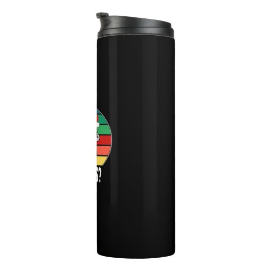 Kat kerst thermosbeker (Geroteerd rechts)