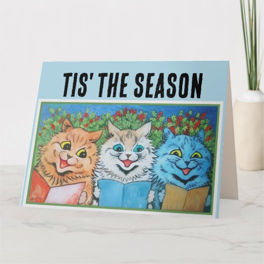  KAT KERST WENSKAARTEN KAART (Voorkant)