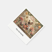 Kat Kerstbloem arrangement door bloemist Servet (Hoek)