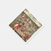 Kat Kerstbloem arrangement door bloemist Servet (Hoek)