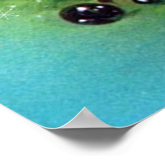  kat kerstbol poster (Hoek)