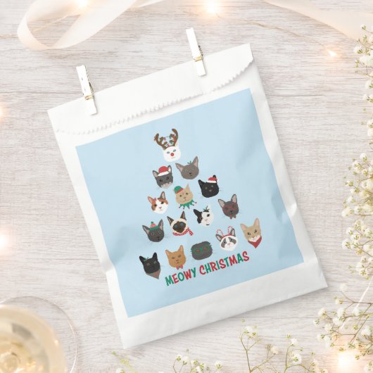 Kat kerstboom bedankzakje (Geknipt)