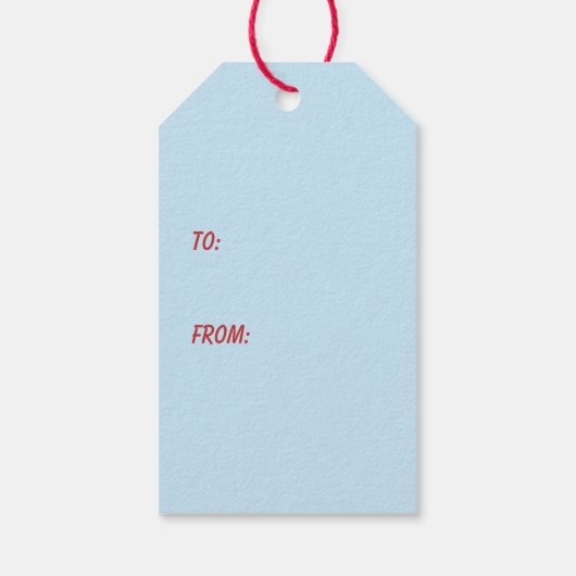 Kat kerstboom cadeaulabel (Achterkant)