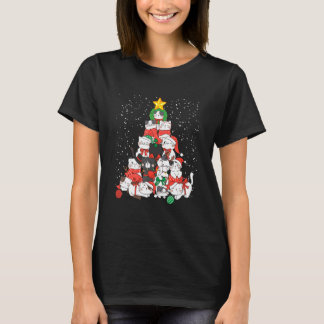 Kat kerstboom Meys Meowy Catmas Sa T-shirt
