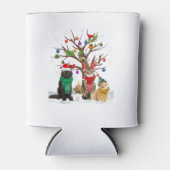 Kat Kerstboom Ornament Santa Kat Licht Kat CH Blikjeskoeler (Voorkant)