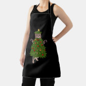 Kat kerstboom schort (Insitu)