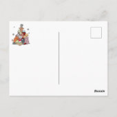 Kat-kerstboomklooster Briefkaart (Achterkant)