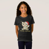 Kat-kerstdieren Cute Cats Meowmas T-shirt (Voorkant volledig)