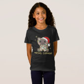 Kat-kerstdieren Cute Cats Meowmas T-shirt (Voorkant volledig)