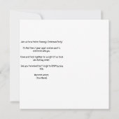 Kat Kerstfeest voor Kerstmis in juli Kaart (Achterkant)