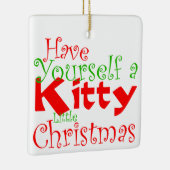 Kat kerstfeestdag Ornament (Rechts)