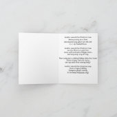 Kat-kerstkaart rond de kersttr feestdagen kaart (Binnen)