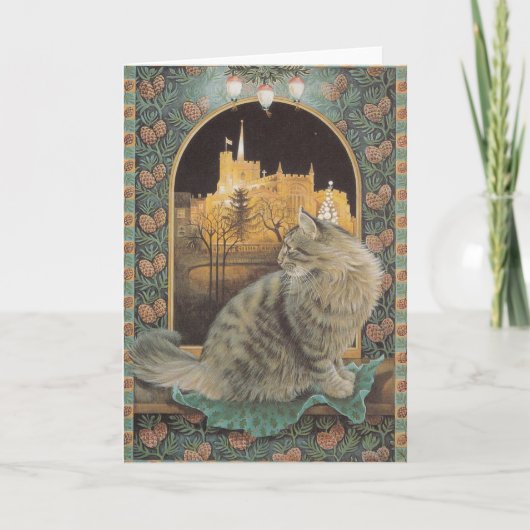 Kat kerstKaarten Feestdagen Kaart (Voorkant)