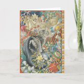 Kat kerstKaarten Feestdagen Kaart (Voorkant)