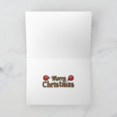 Kat-kerstkaartjes Feestdagen Kaart (Binnen)