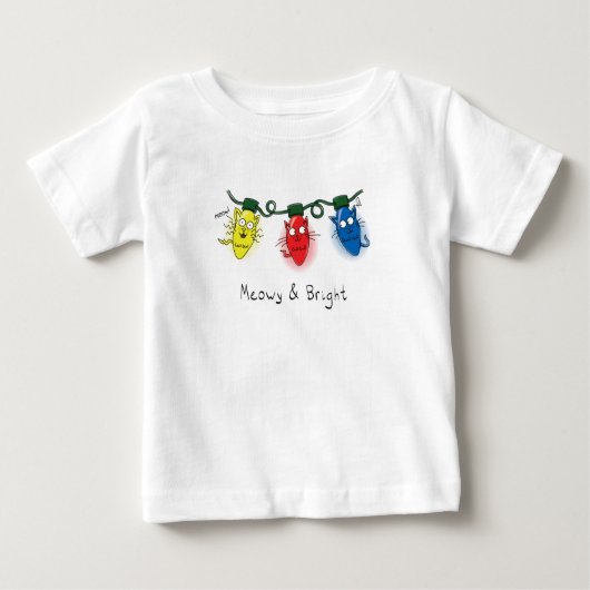 Kat-kerstlampjes Funny Meowy en Bright (Voorkant)