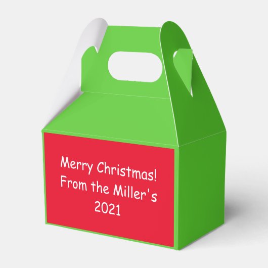 Kat-kerstlampjes Funny Meowy en Bright Bedankdoosjes (Achterkant)