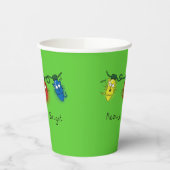 Kat-kerstlampjes Funny Meowy en Bright Papieren Bekers (Links)