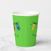 Kat-kerstlampjes Funny Meowy en Bright Papieren Bekers (Rechts)