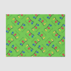 Kat-kerstlampjes Funny Meowy en Bright Tissuepapier