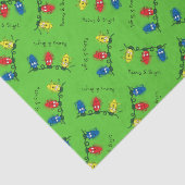 Kat-kerstlampjes Funny Meowy en Bright Tissuepapier (Detail)